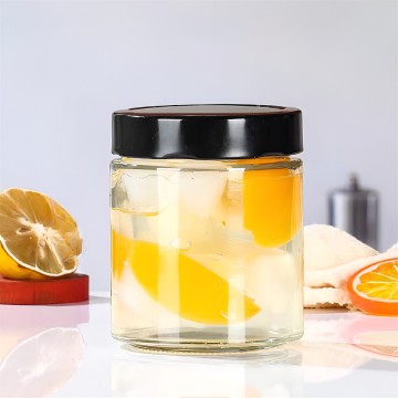 High Cover Glass Bottle Food Grade Sealed Jar Chili Sauce...