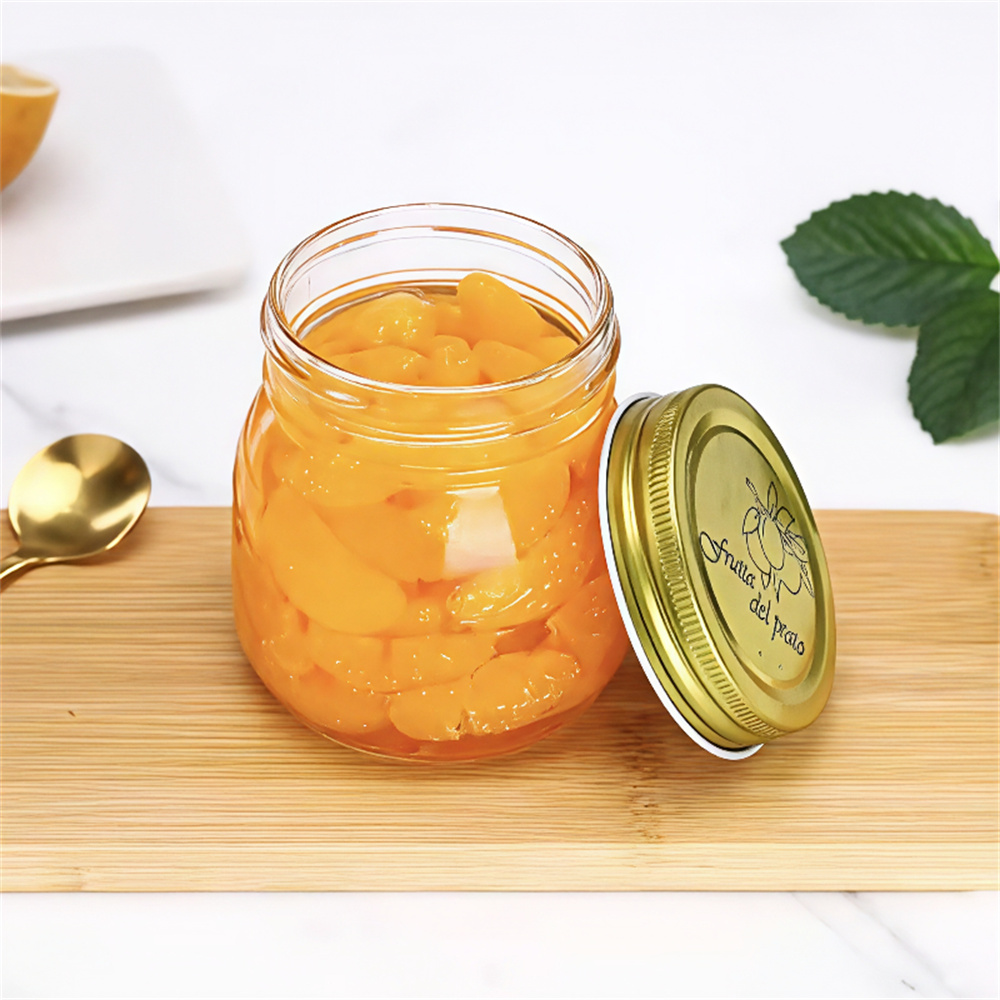 Carved Glass Bottle Sealed Jar Jam Jar Bird's Nest06.jpg