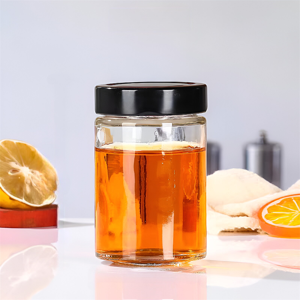 High Cover Glass Bottle Food Grade Sealed Jar Chil03