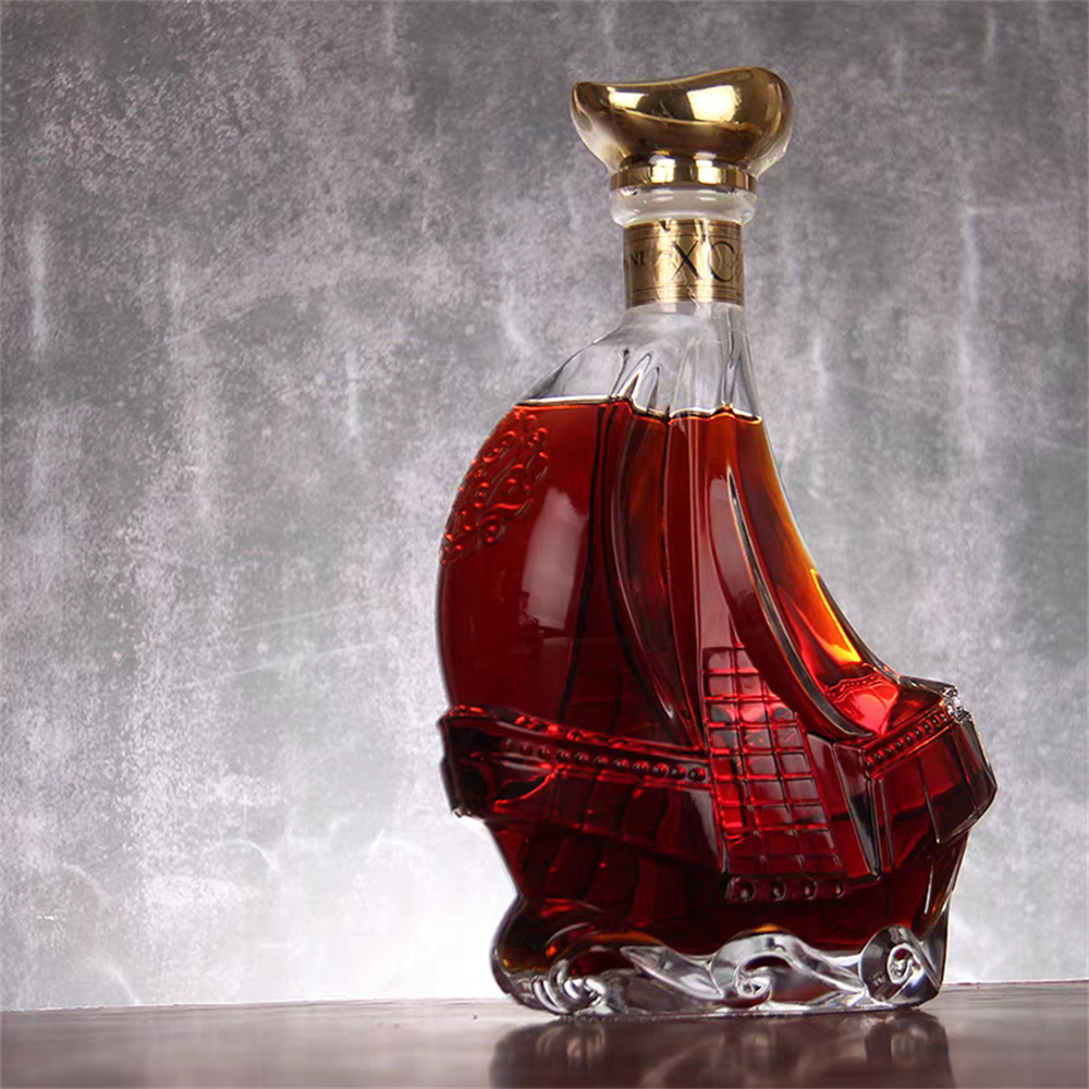 Brandy Strong Wine Bottle, Red Wine Bottle, Irregular Sha...