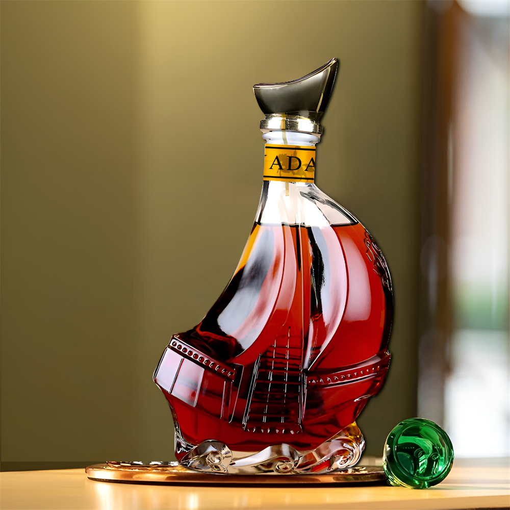 Brandy Strong Wine Bottle, Red Wine Bottle, Irregu05